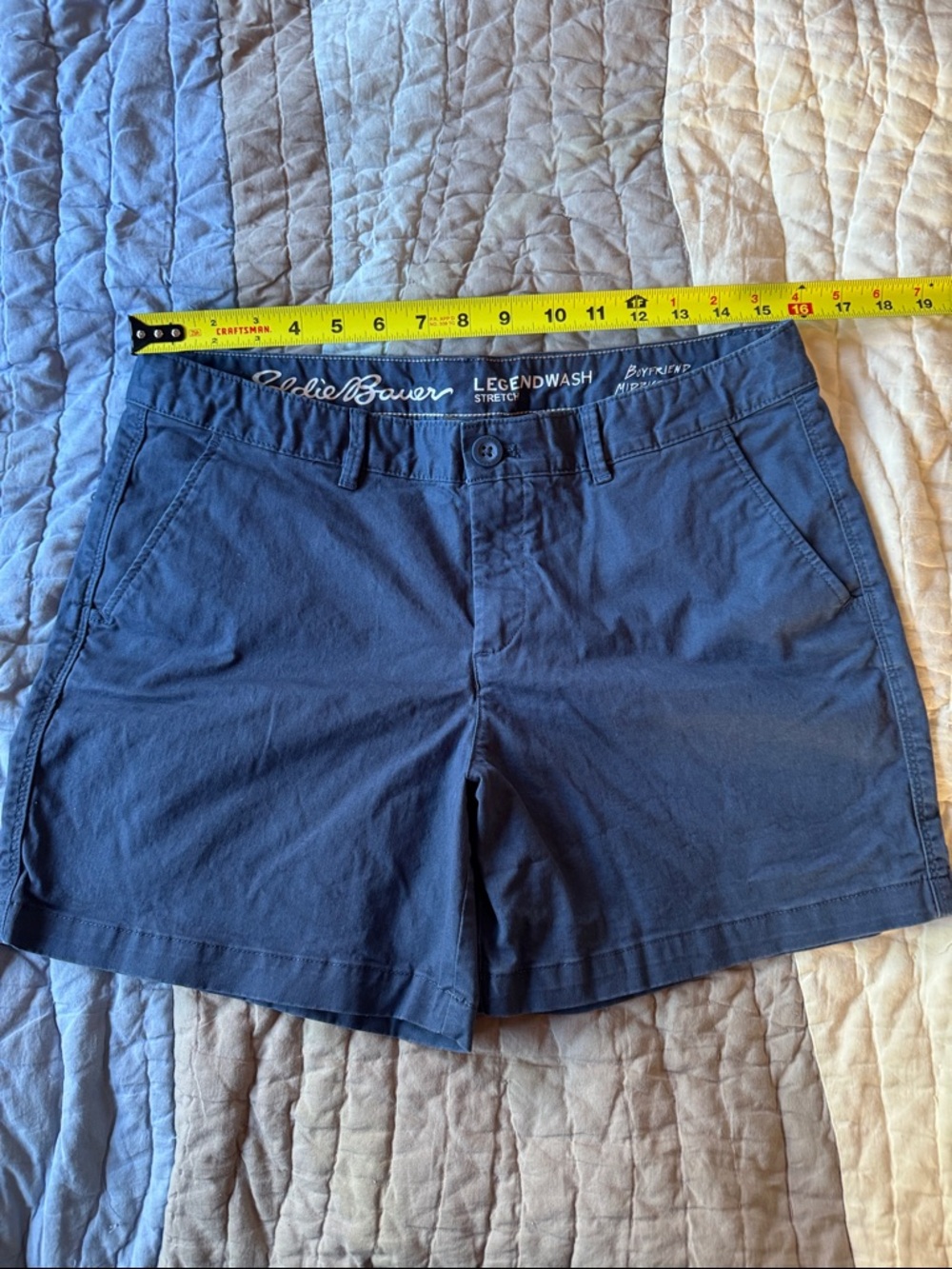 Eddie Bauer Legend Wash Navy Shorts